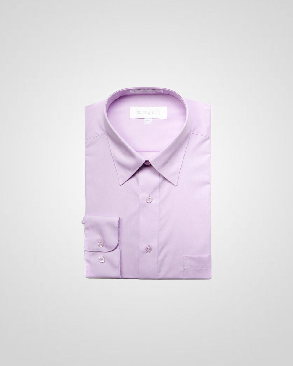 Marquis Slim Fit Dress Shirt Men's Slim Fit Light Blue Dress Shirt | Plain Cuff Marquis Slim Fit Dress Shirt Men's Slim Fit Light Blue Dress Shirt | Plain Cuff