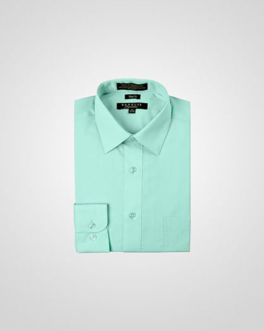 marquis slim fit dress shirt MARQUIS MEN'S SOLID SLIM FIT DRESS SHIRT – Quails